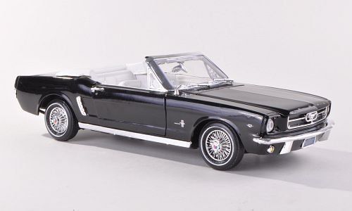 Ford Mustang 1964 1/2 Model Metal Araba Mavi 1:18