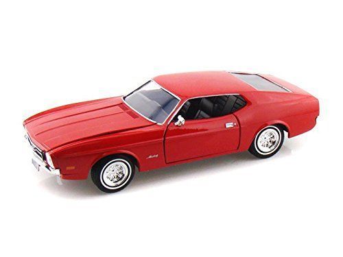 Motor Max Ford Mustang Sportsroof Kırmızı 1971 Model Metal Araba 1:24