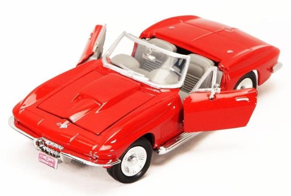 Motor Max Chorvette 1979 Model Metal Araba Kırmızı 1:24