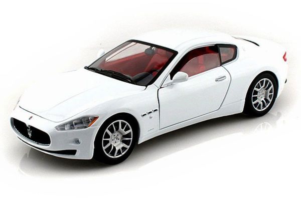 Motor Max Maserati Gran Turismo Model Metal Araba Beyaz 1:24