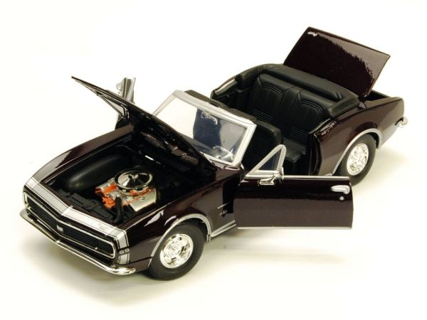 Motor Max Chevy Camaro SS 1967 Model Metal Araba Siyah 1:24