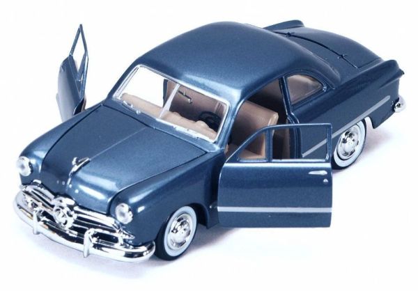 Motor Max Ford Coupe 1949 Model Metal Araba Mavi 1:24