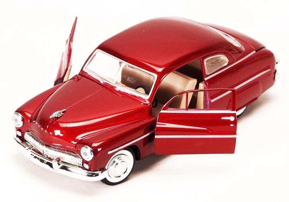 Motor Max Mercury Coupe 1949 Model Metal Araba Kırmızı 1:24