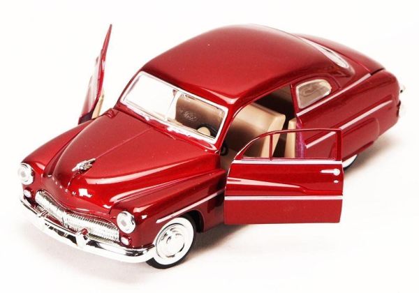 Motor Max Mercury Coupe 1949 Model Metal Araba Kırmızı 1:24
