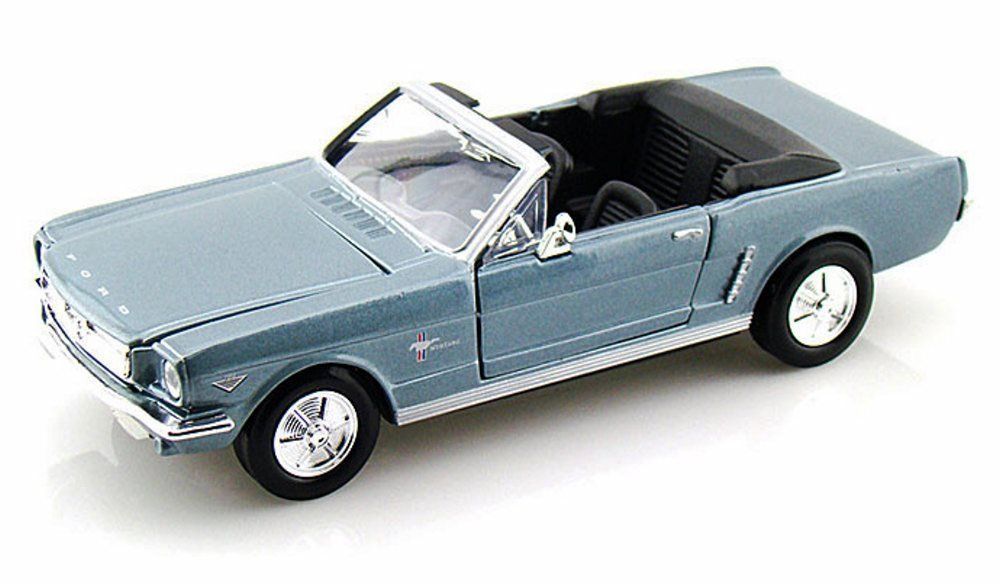Motor Max Ford Mustang 1/2 1964 Model Metal Araba Mavi 1:24