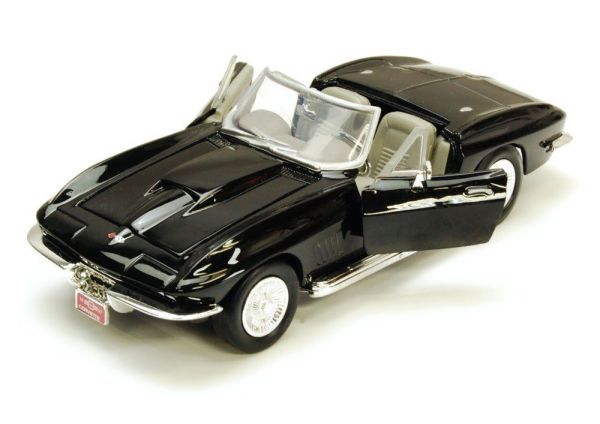 Motor Max Chorvette 1979 Model Metal Araba Siyah 1:24