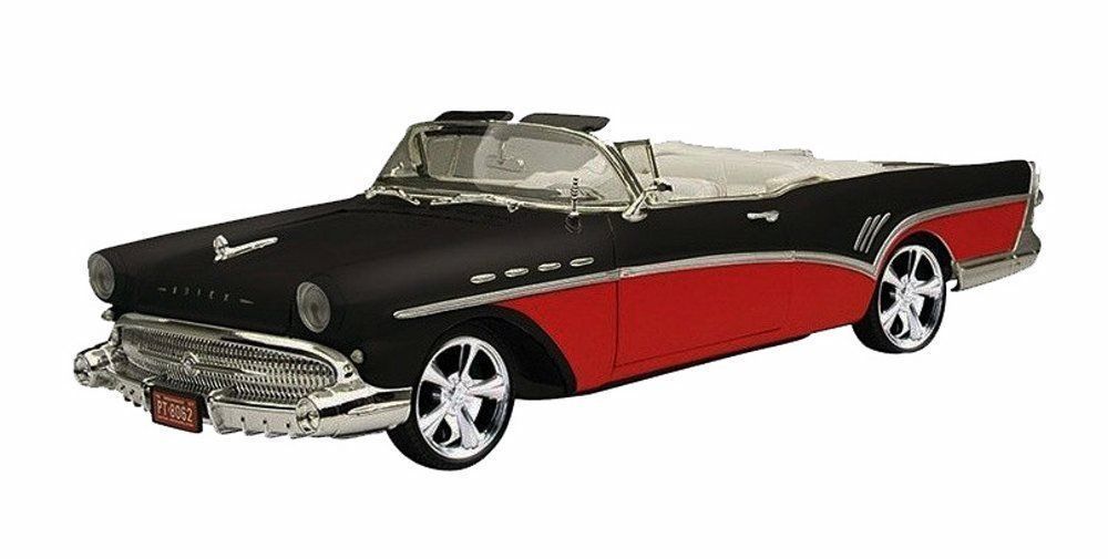Motor Max Buick Roadmaster 1957 Model Metal Araba Siyah 1:18