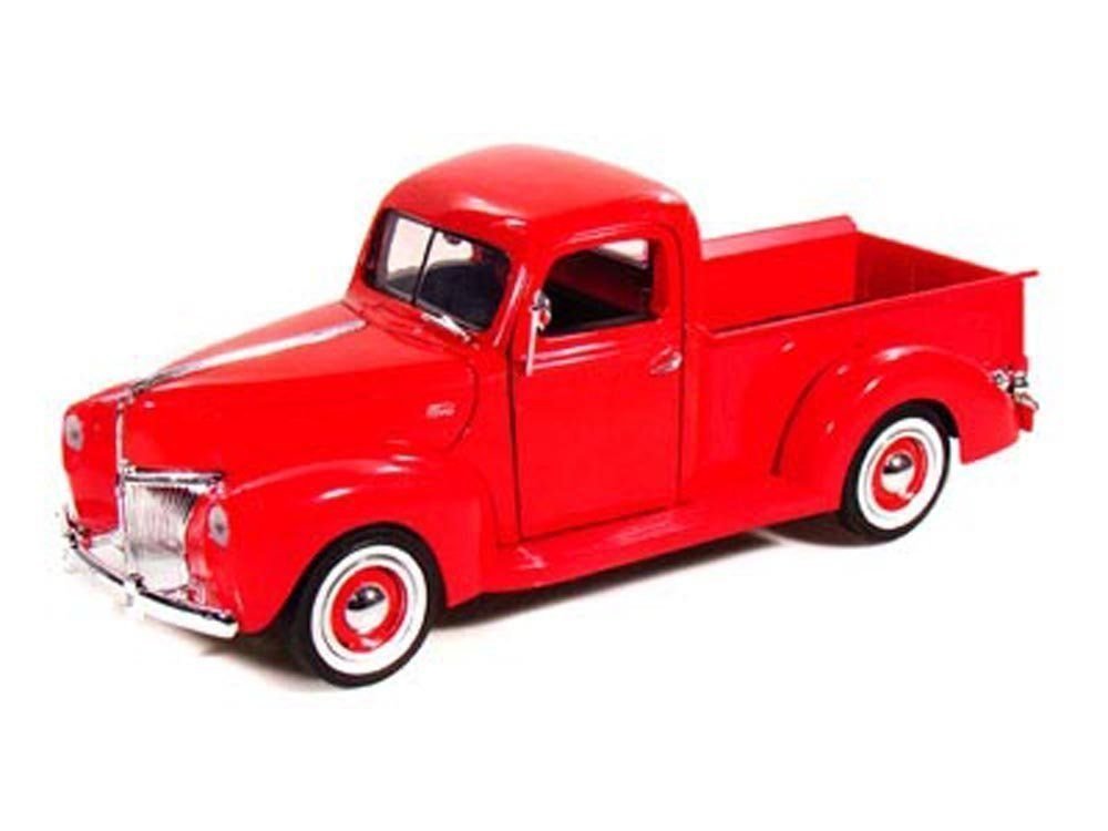 Motor Max Ford Pickup 1940 Model Metal Araba Kırmız 1:18