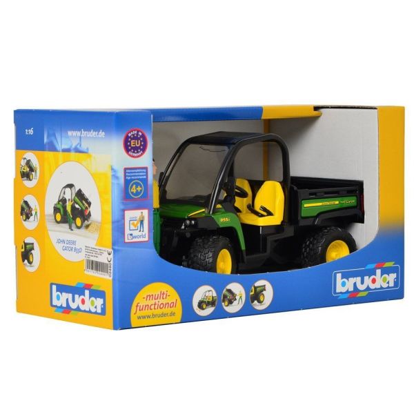 Bruder 02490 John Deere Gator 855D & Bworld Adam