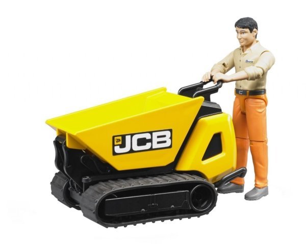 Bruder 62004 JCB Dumpster HTD-5 ve İnşaat İşcisi