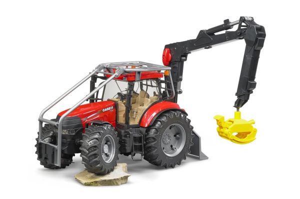 Bruder 03097 Case Puma 230 CVX Tomruk Taşıyan Traktör