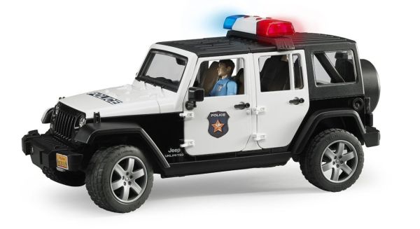 Bruder 02526 Jeep Wrangler U.R Polis Aracı ve Memuru
