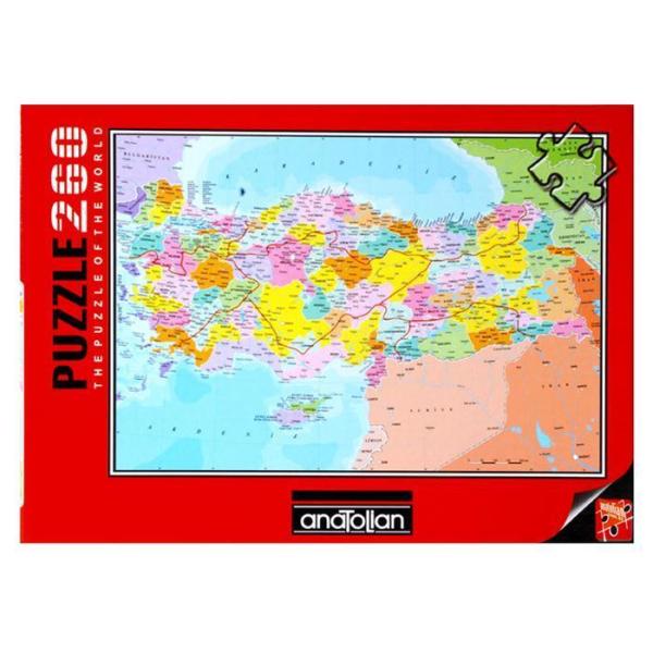 Anatolian Türkiye Siyasi Haritası 260 Parça Puzzle 3269