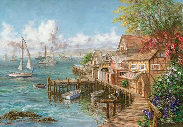 Anatolian Puzzle 260 Parça Balıkçı Sığınağı 3300