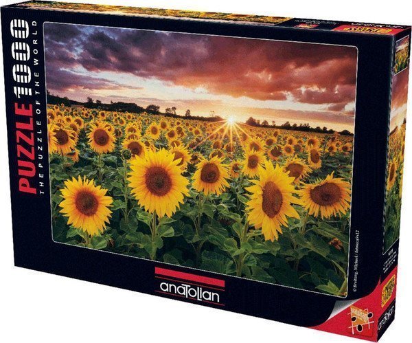Anatolian Puzzle 1000 Parça Günbatımında Ayçiçekleri 1018