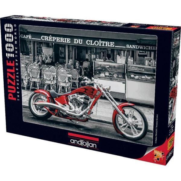 Anatolian Puzzle 1000 Parça Kırmızı Chopper 1019