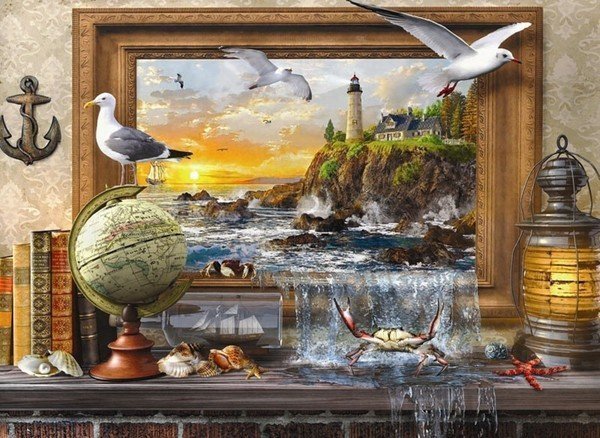 Anatolian Puzzle 1000 Parça Denize Ait 1025