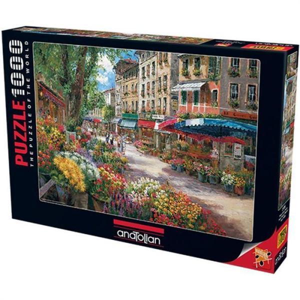 Anatolian Puzzle 1000 Parça Paris Çiçek Pazarı 3106