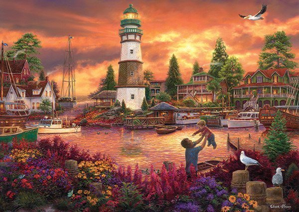 Anatolian Puzzle 1500 Parça Sevgiyle Kucaklamak 4525