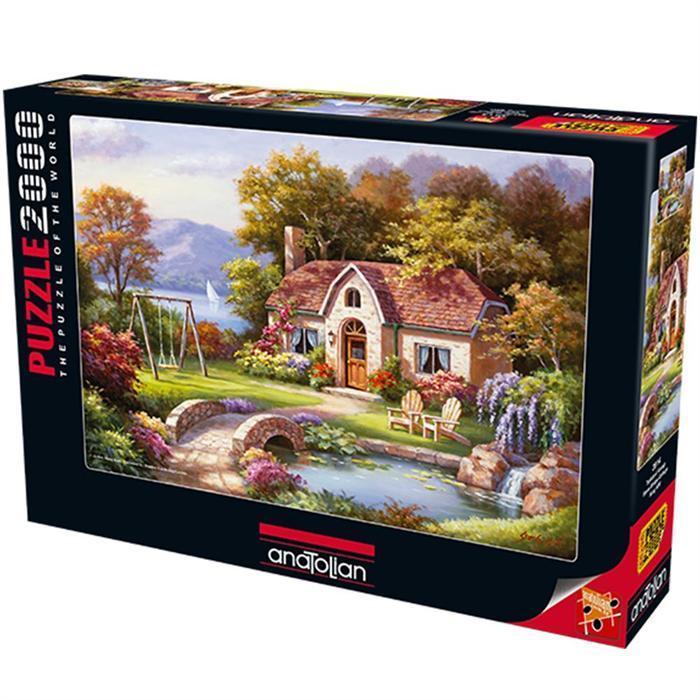 Anatolian Puzzle 2000 Parça Taş Köprü Konağı 3914