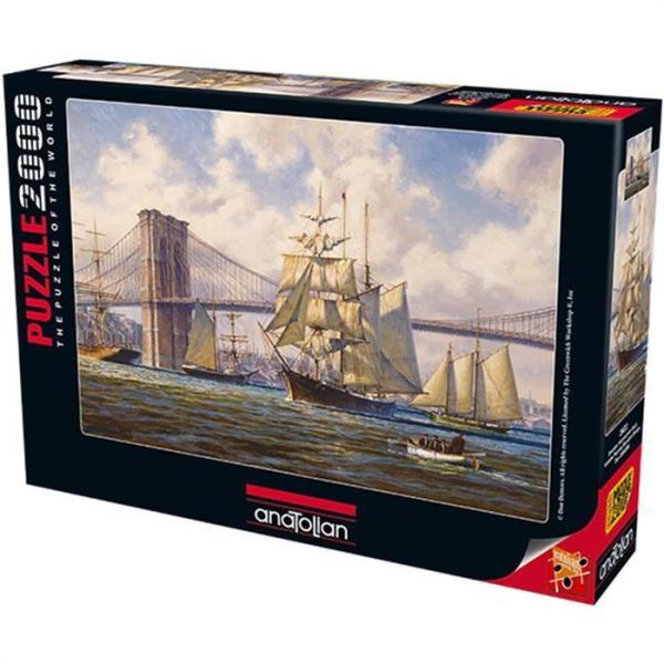 Anatolian Puzzle 2000 Parça Brooklyn Köprüsünde Geçiş 3923