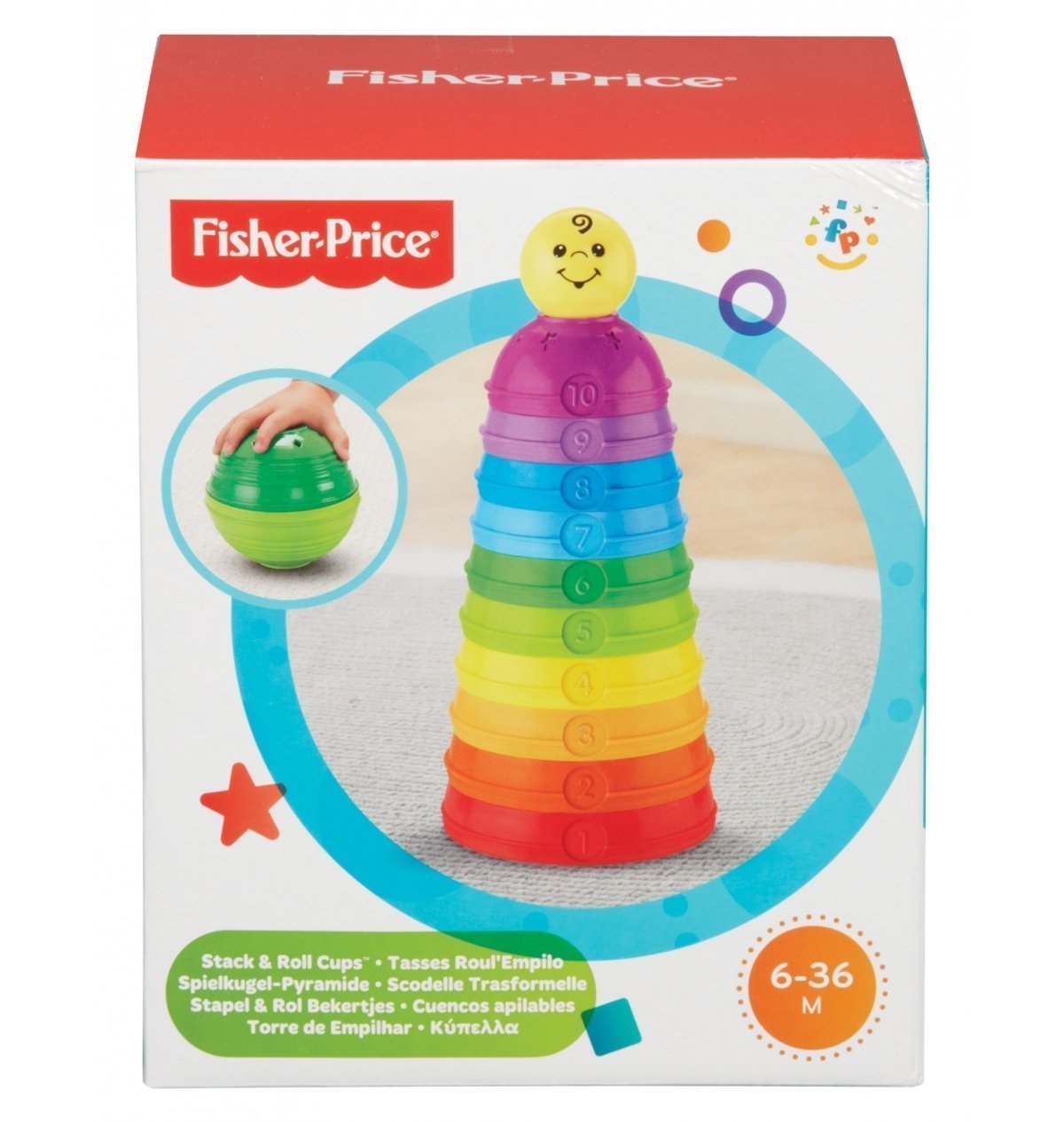 Fisher Price Eğitici Numaralı Kaplar