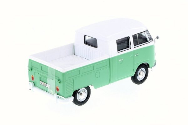 Motor Max Volkswagen Type 2 Double Cab Pickup Model Metal Araba Yeşil 1:24