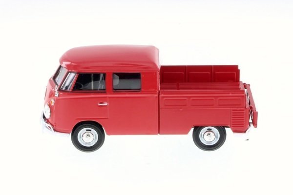Motor Max Volkswagen Type 2 Double Cab Pickup Model Metal Araba Kırmızı 1:24