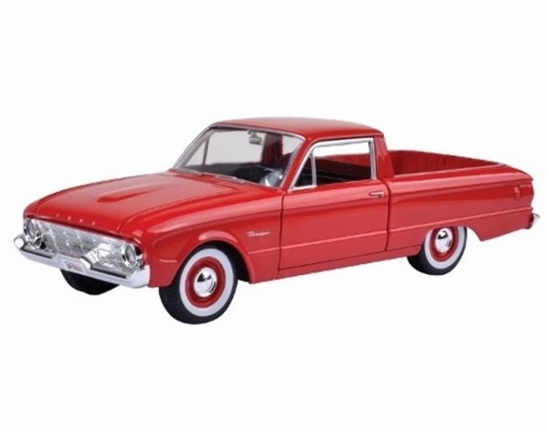 Motor Max Ford Ranchero 1960 Model Metal Araba Kırmızı 1:24
