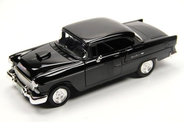 Chevy Bel Air 1955  Model Metal Araba Som Siyah 1:18