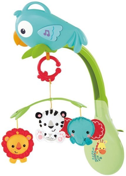 Fisher Price Yağmur Ormanı Üçü Bir Arada Müzikli Dönence