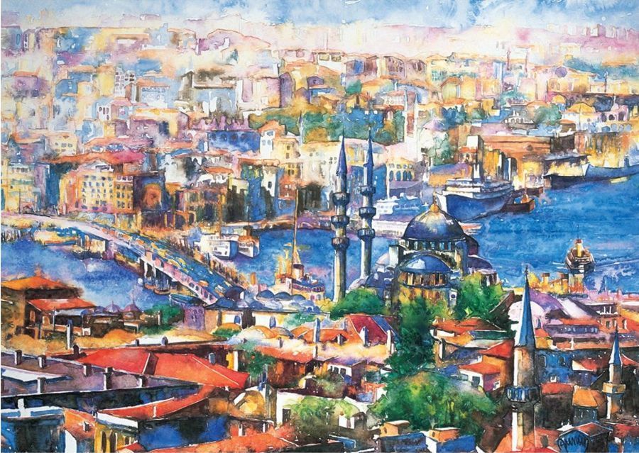 Keskin Color 1000 Parça Süleymaniye' den Görünüm Puzzle 260375-99