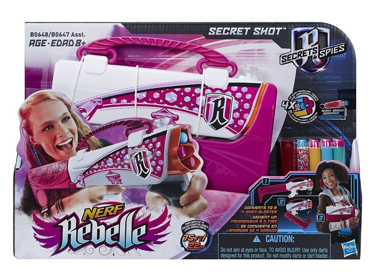 Nerf Rebelle Secret Shot Pembe