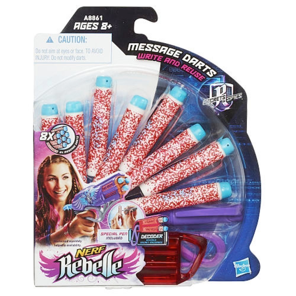 Nerf Rebelle Yedek Mesaj Dark 8 Adet