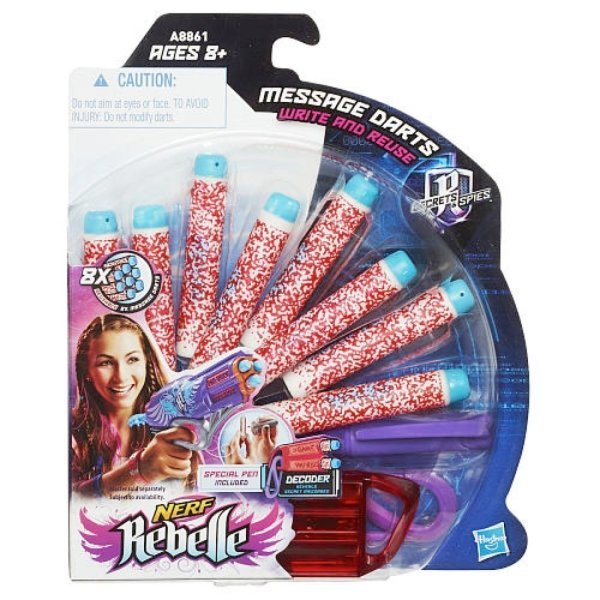 Nerf Rebelle Yedek Mesaj Dark 8 Adet