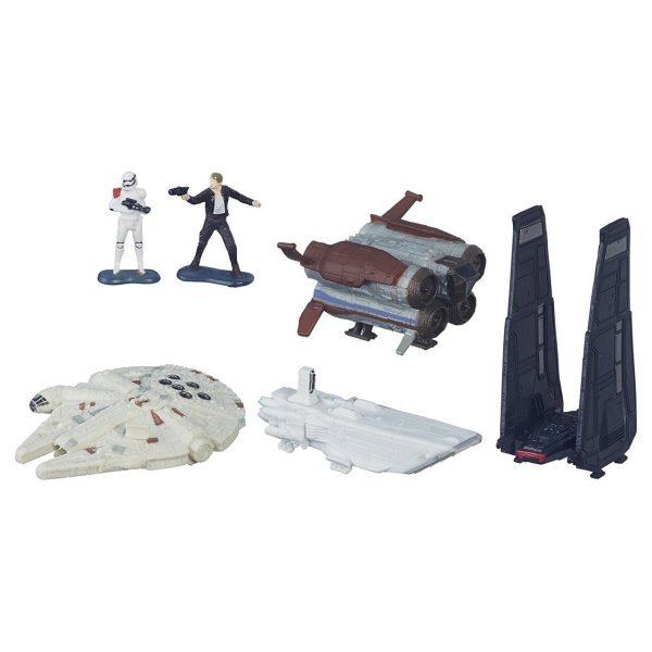 Star Wars The Force Awakens Micro Machines Deluxe Vehicle Pack Space Pursuit