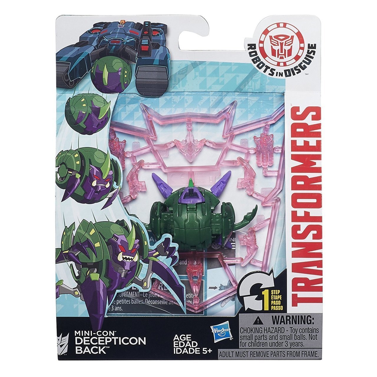 Transformers Mini-Con Decepticon Back