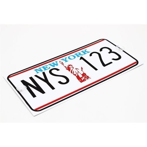 ModaCar Newyork İmitasyon Dekoratif Amerikan Plaka 423934