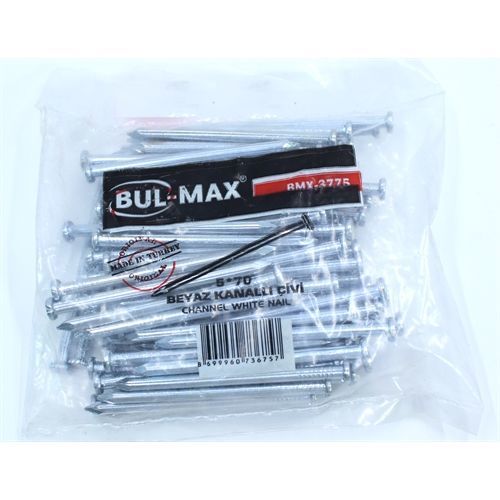 Bul-Max 5 x 70 mm Beyaz Kanallı Çivi 423324