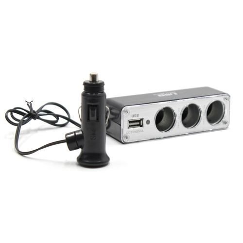 ModaCar 1 Çakmaktan 1 USB 3 Çakmak Çıkış Çoklayıcı 424507