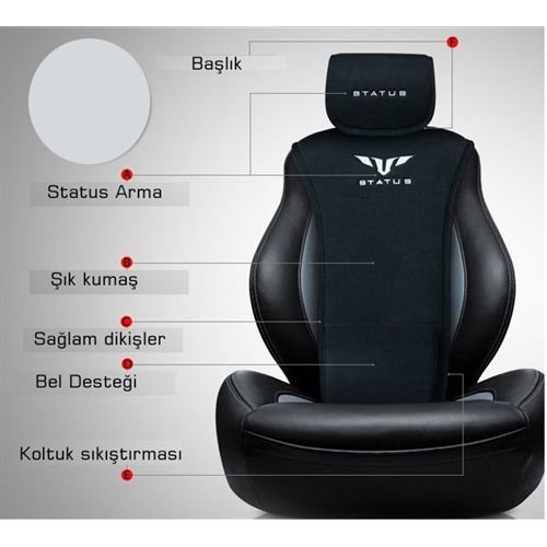 ModaCar Status Araç Koltuk Minderi 422814