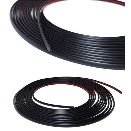ModaCar 3 mt x 6 mm Siyah Yapışkanlı Çita 422569