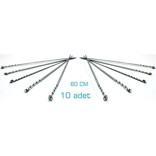 HomeCare AKT 60 Cm Barbekü Mangal Şişi 10 LU 422703