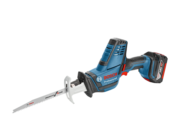 Bosch Professional GSA 18V-LI C 4 Ah Çift Akülü Testere - L-boxx Çantalı