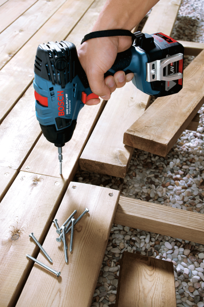 Bosch Professional GDR 14,4 V-LI MF 4 Ah Çift Akülü Darbeli Somun Sıkma - L-boxx Çantalı
