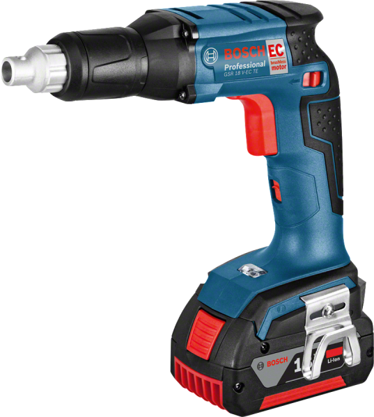 Bosch Professional GSR 18 V-EC TE 5 Ah Çift Akülü Alçıpan Vidalama - Kömürsüz Motor