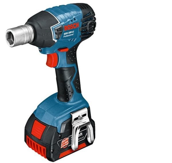Bosch Professional GDS 18 V-LI 5,0 Ah Çift Akülü Darbeli Somun Sıkma - L-boxx Çantalı