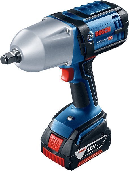 Bosch Professional GDS 18 V-LI HT 5,0 Ah Çift Akülü Darbeli Somun Sıkma - L-boxx Çantalı