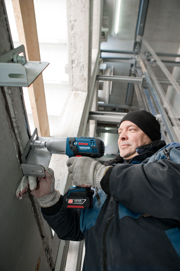 Bosch Professional GDS 18 V-LI HT 5,0 Ah Çift Akülü Darbeli Somun Sıkma - L-boxx Çantalı