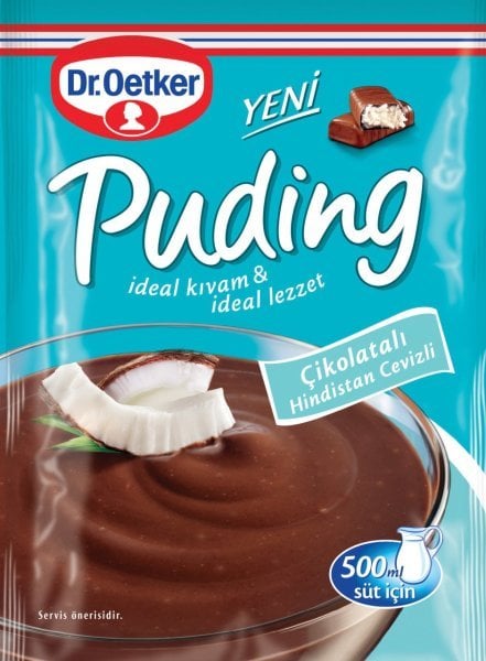 Dr.Oetker Çikolata Hindistan Cevizli Puding 100 gr